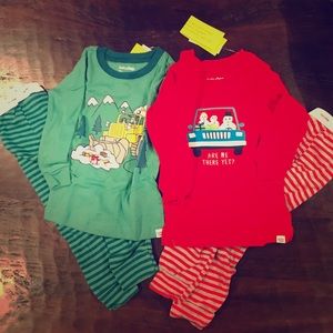 2 - NWT Baby GAP Christmas pajama sets, 12-18 mon